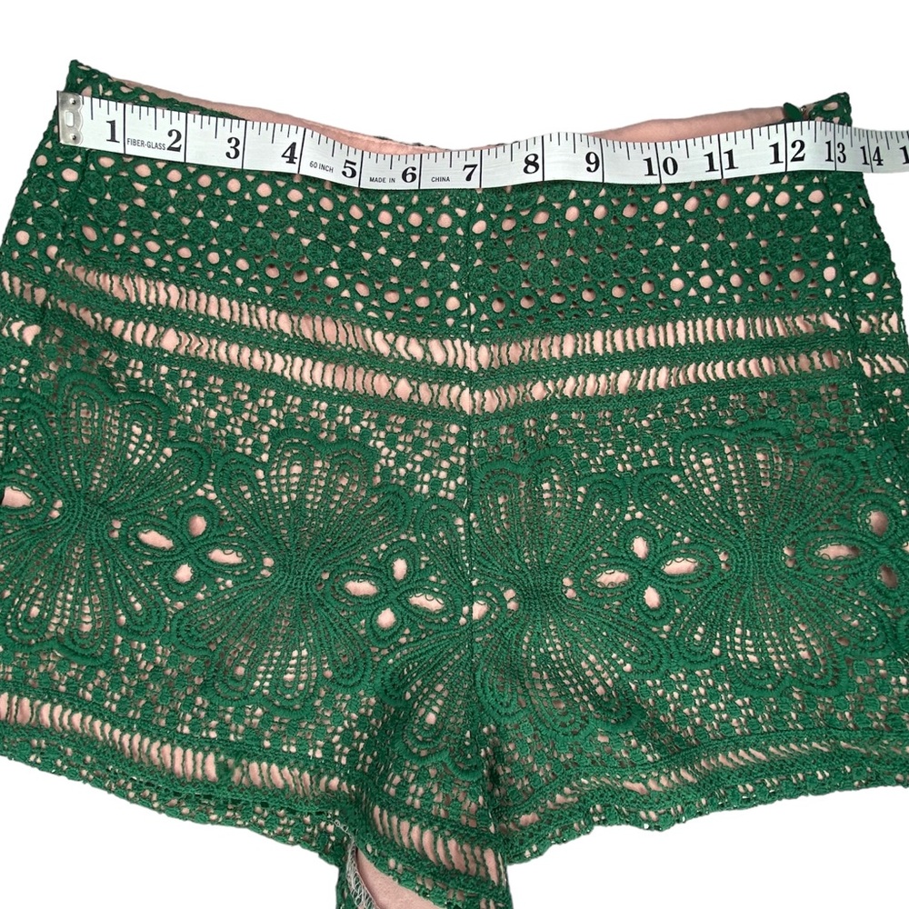 English Factory shorts Size Small Green lace - Picture 3 of 6